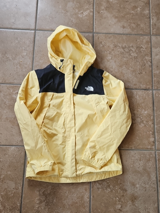 The North Face Jackets & Blazers - The North Face Yellow and Black Hooded Shell Jacket